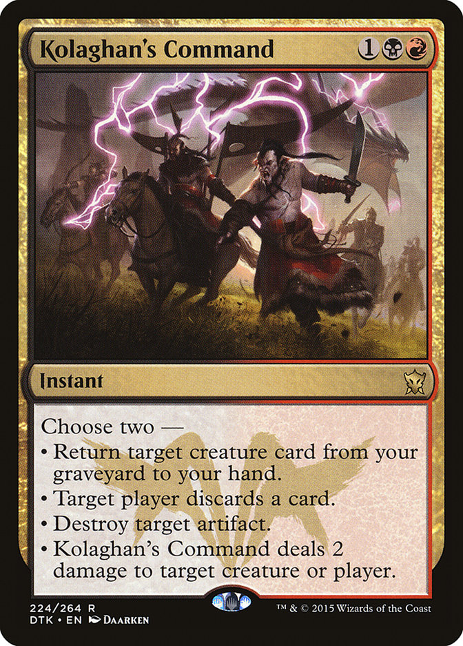 Kolaghan's Command [Dragons of Tarkir] | Game Haven TX