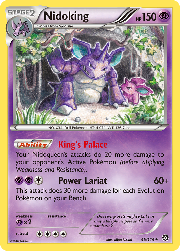 Nidoking (45/114) [XY: Steam Siege] | Game Haven TX