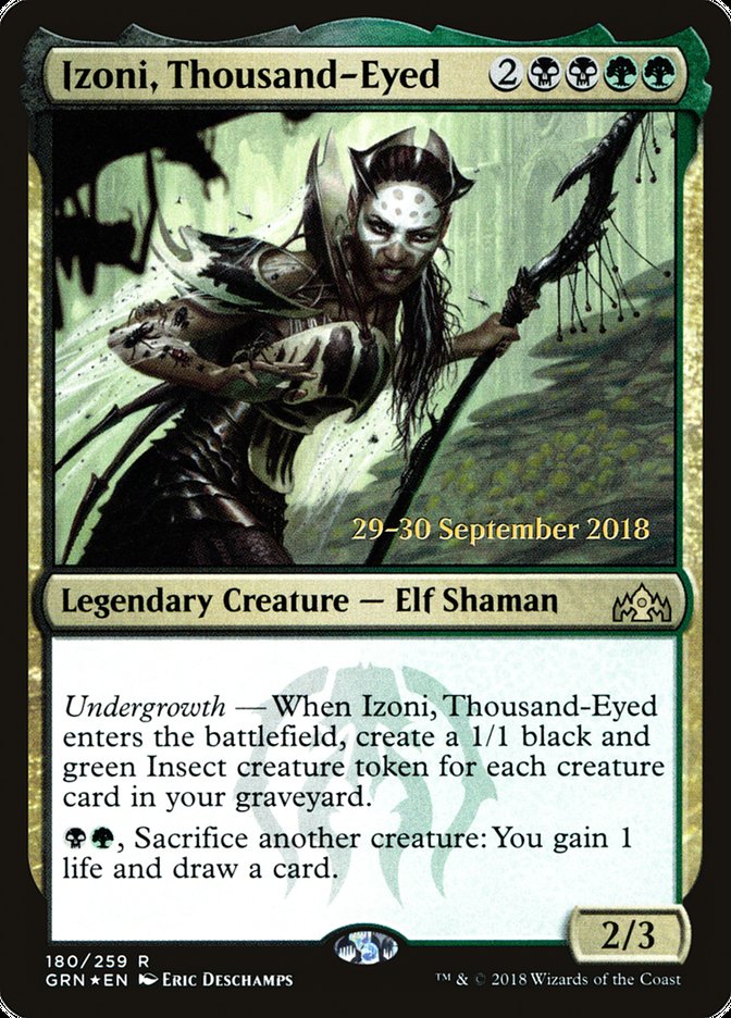 Izoni, Thousand-Eyed [Guilds of Ravnica Promos] | Game Haven TX