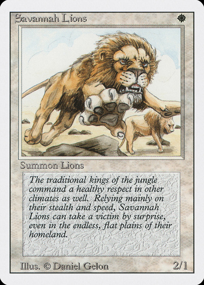 Savannah Lions [Revised Edition] | Game Haven TX