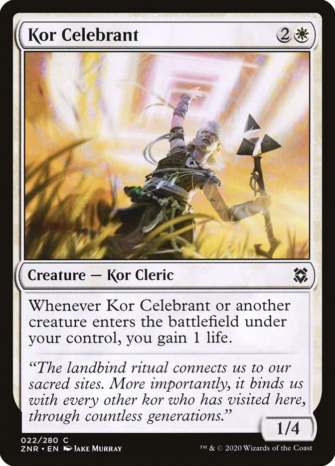 Kor Celebrant [Zendikar Rising] | Game Haven TX