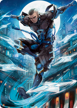 Kaito Shizuki 1 Art Card [Kamigawa: Neon Dynasty Art Series] | Game Haven TX