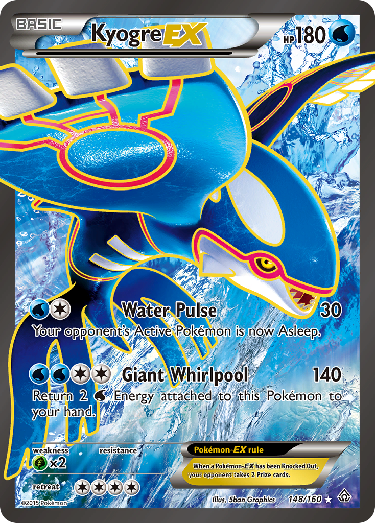 Kyogre EX (148/160) [XY: Primal Clash] | Game Haven TX