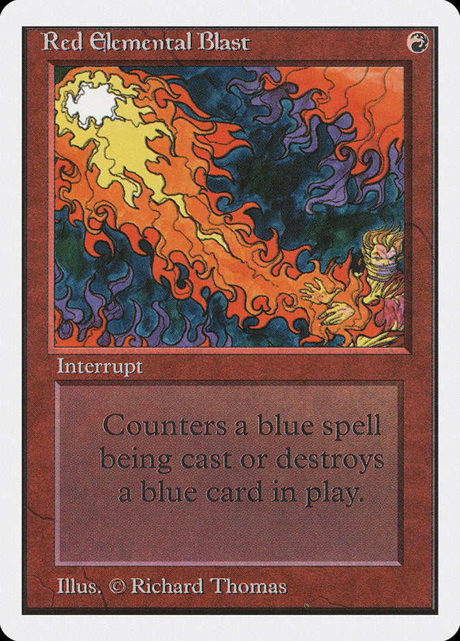 Red Elemental Blast [Unlimited Edition] | Game Haven TX