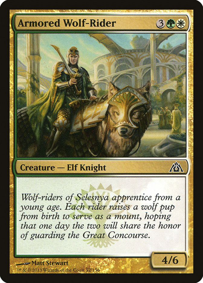 Armored Wolf-Rider [Dragon's Maze] | Game Haven TX