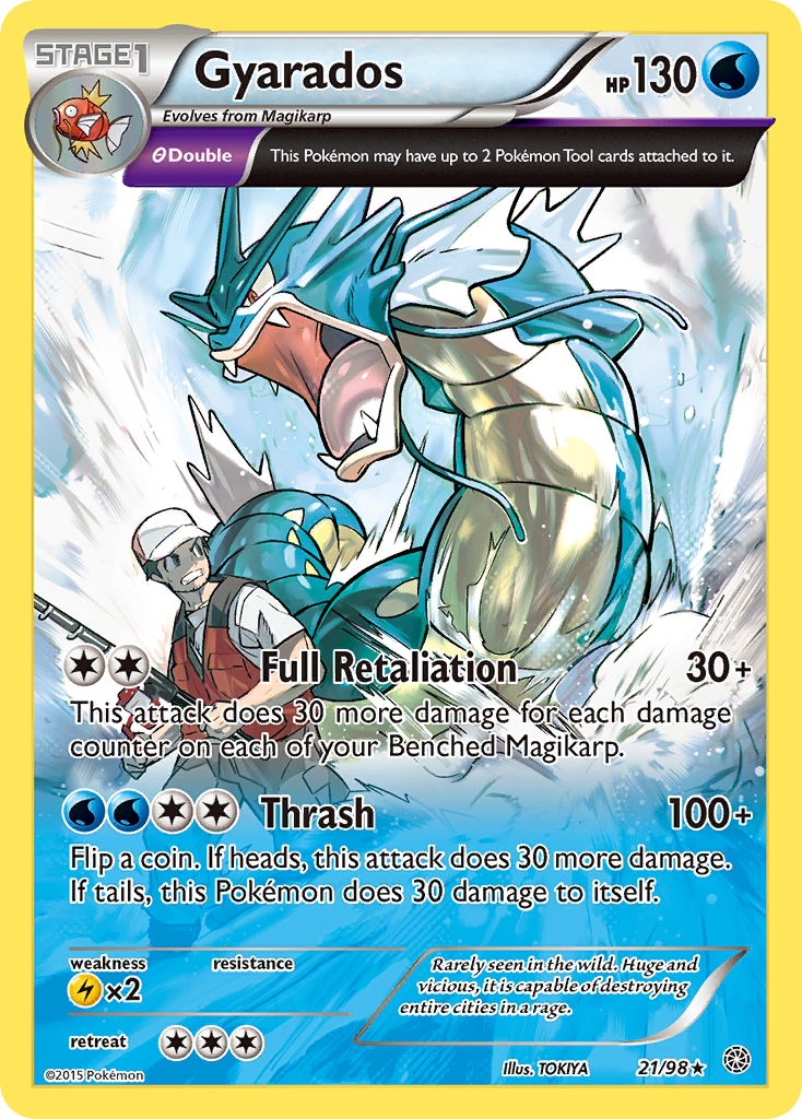 Gyarados (21/98) [XY: Ancient Origins] | Game Haven TX