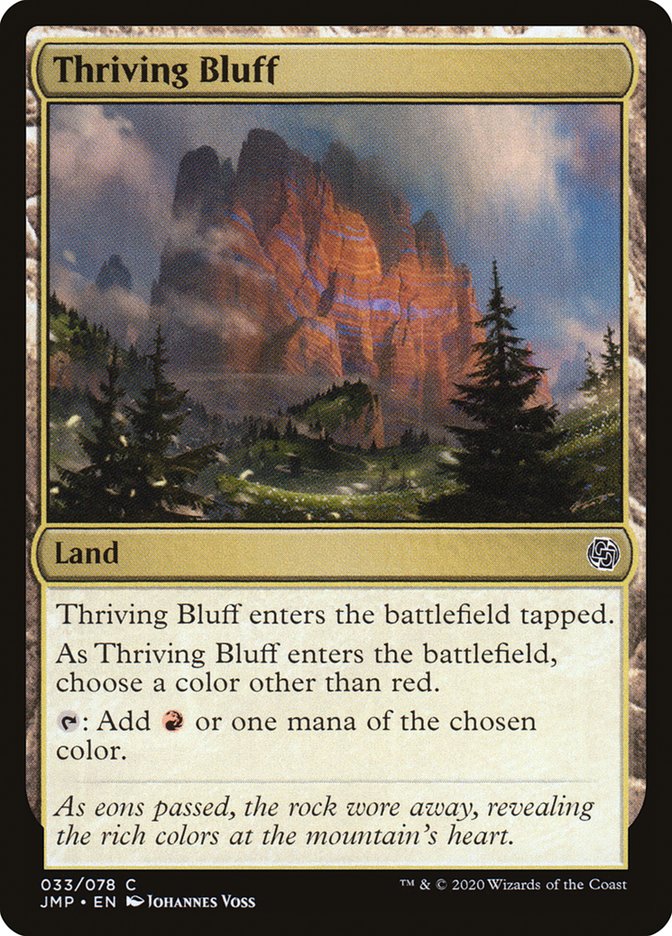 Thriving Bluff [Jumpstart] | Game Haven TX