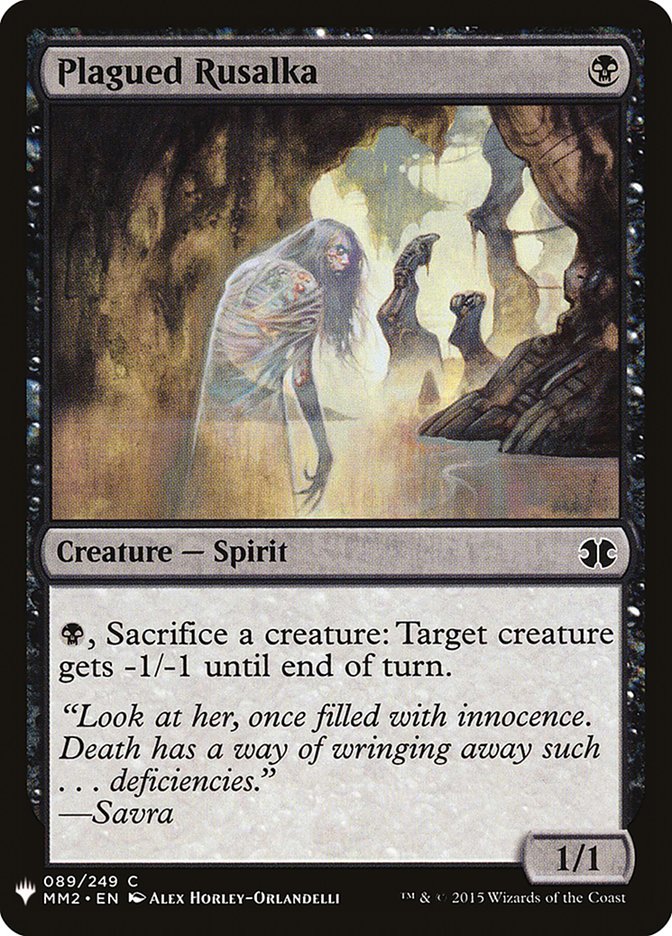 Plagued Rusalka [Mystery Booster] | Game Haven TX