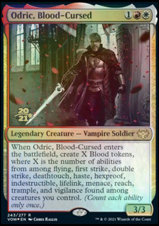 Odric, Blood-Cursed [Innistrad: Crimson Vow Prerelease Promos] | Game Haven TX