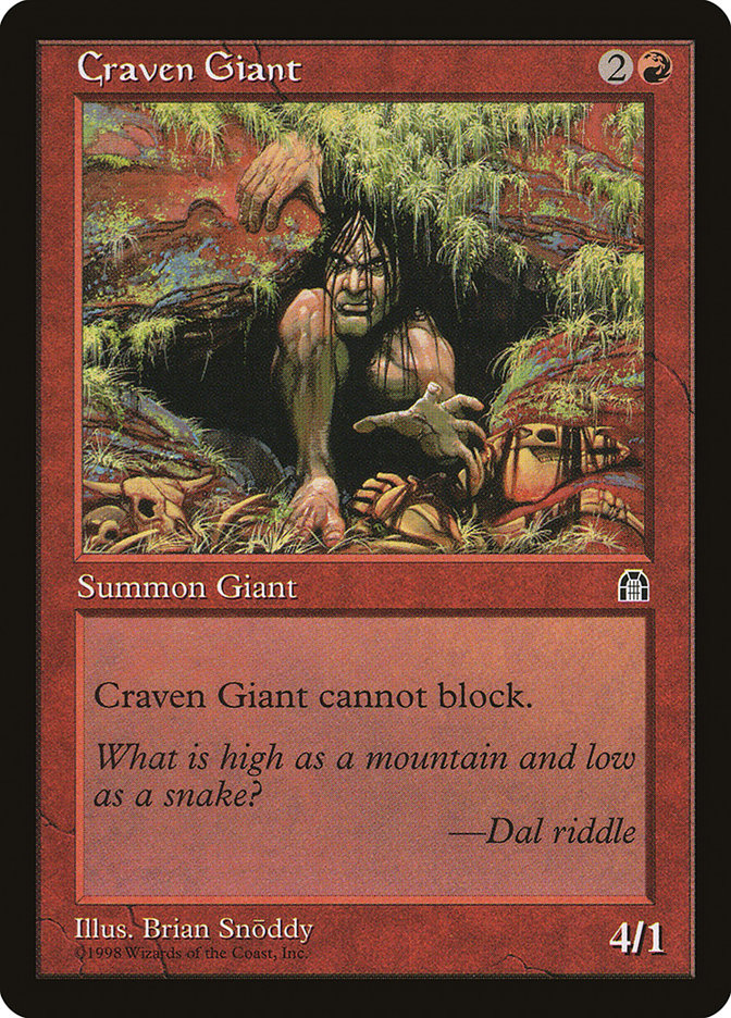 Craven Giant [Stronghold] | Game Haven TX