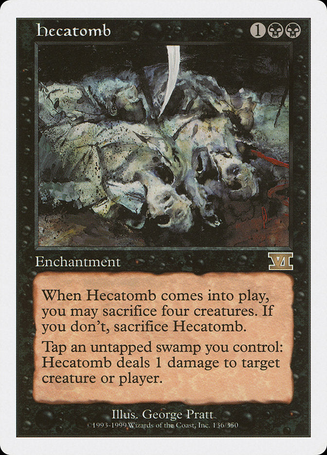 Hecatomb [Classic Sixth Edition] | Game Haven TX