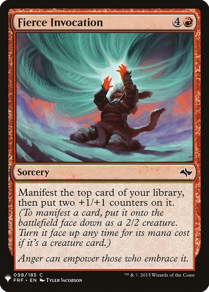 Fierce Invocation [Mystery Booster] | Game Haven TX