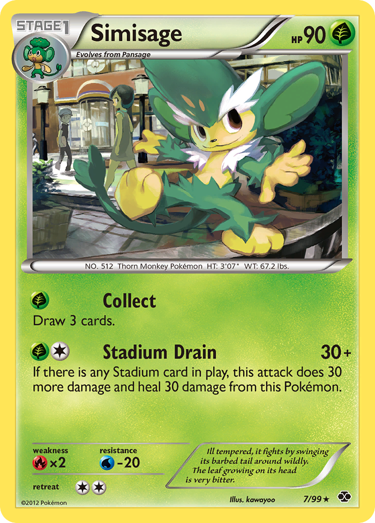 Simisage (7/99) [Black & White: Next Destinies] | Game Haven TX