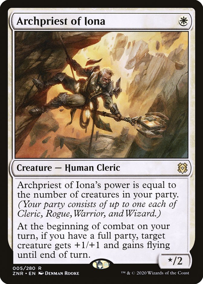 Archpriest of Iona [Zendikar Rising] | Game Haven TX