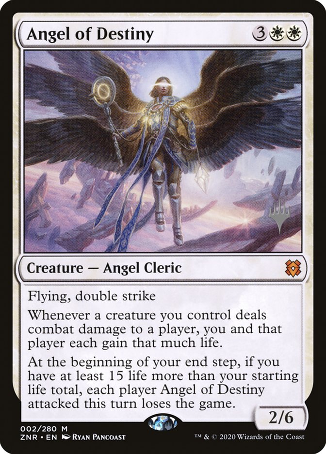 Angel of Destiny (Promo Pack) [Zendikar Rising Promos] | Game Haven TX