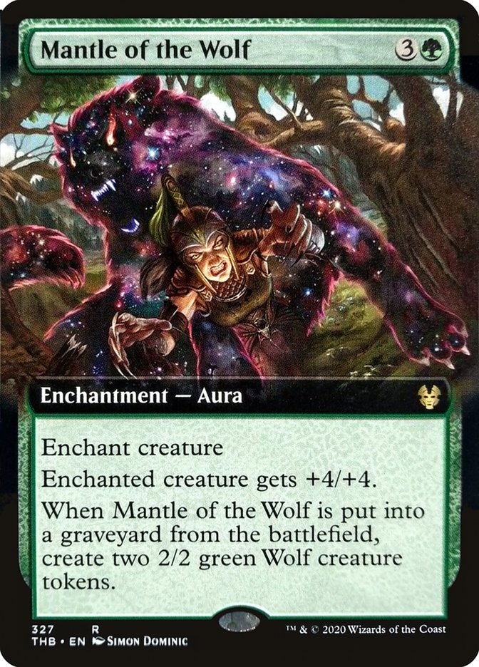 Mantle of the Wolf (Extended Art) [Theros Beyond Death] | Game Haven TX
