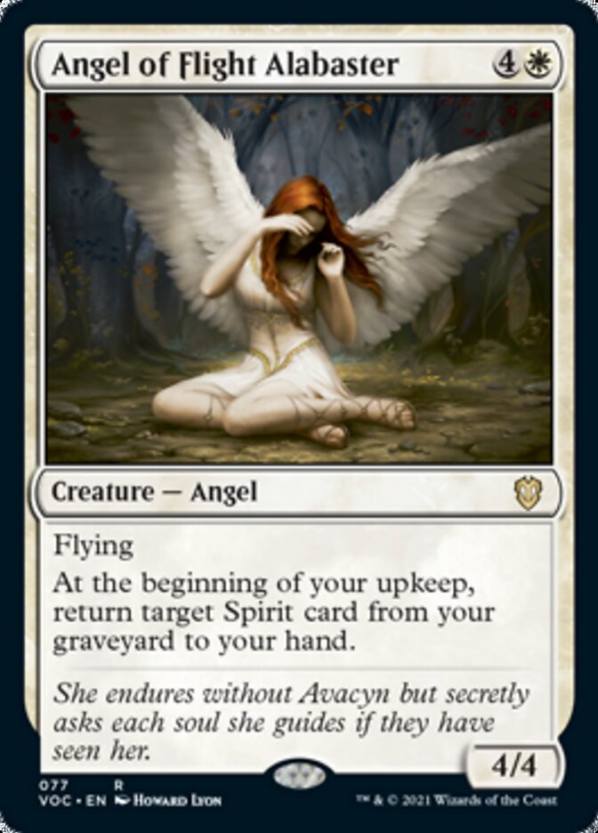 Angel of Flight Alabaster [Innistrad: Crimson Vow Commander] | Game Haven TX