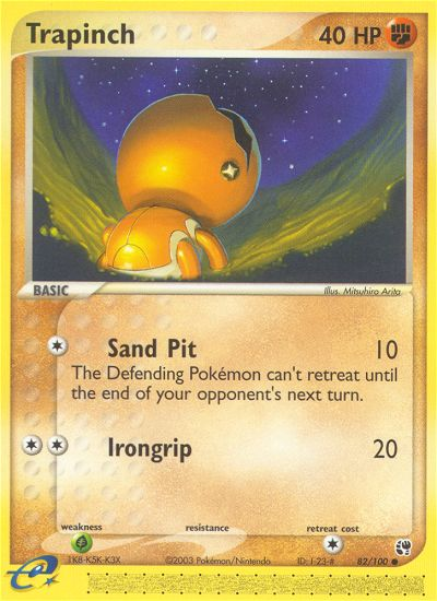Trapinch (82/100) [EX: Sandstorm] | Game Haven TX