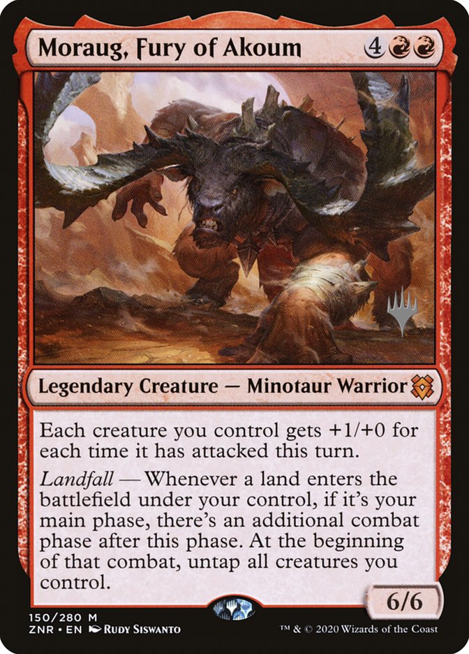 Moraug, Fury of Akoum (Promo Pack) [Zendikar Rising Promos] | Game Haven TX