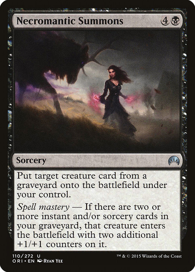 Necromantic Summons [Magic Origins] | Game Haven TX