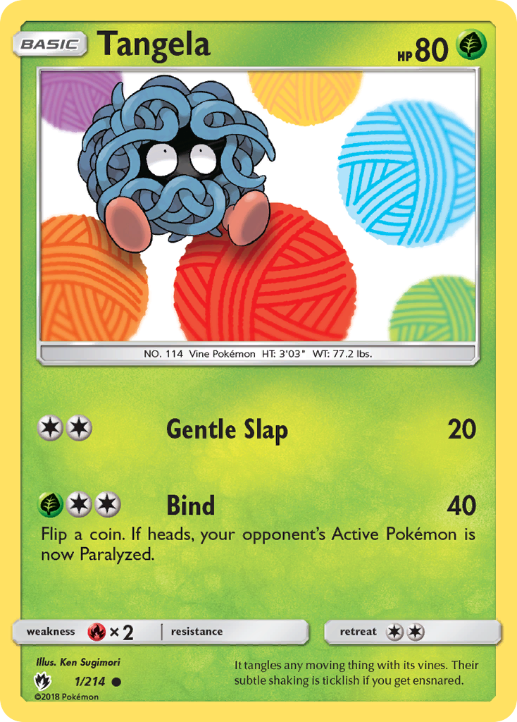 Tangela (1/214) [Sun & Moon: Lost Thunder] | Game Haven TX
