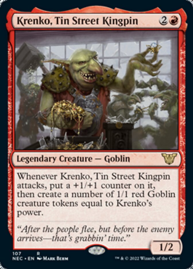 Krenko, Tin Street Kingpin [Kamigawa: Neon Dynasty Commander] | Game Haven TX