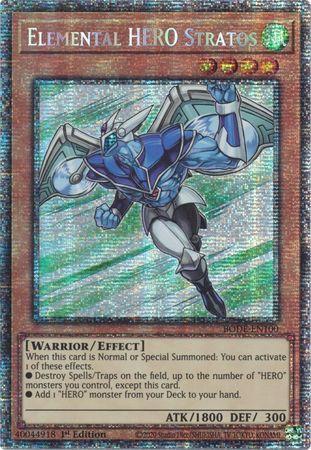 Elemental HERO Stratos [BODE-EN100] Starlight Rare | Game Haven TX