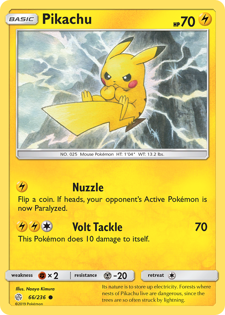 Pikachu (66/236) [Sun & Moon: Cosmic Eclipse] | Game Haven TX