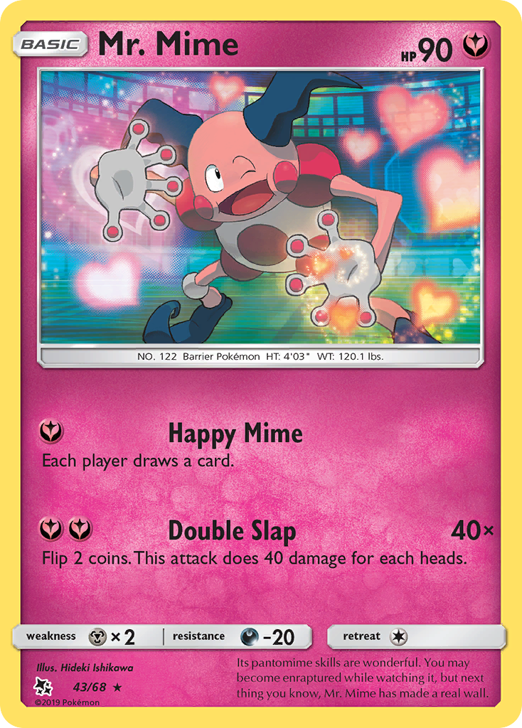 Mr. Mime (43/68) [Sun & Moon: Hidden Fates] | Game Haven TX