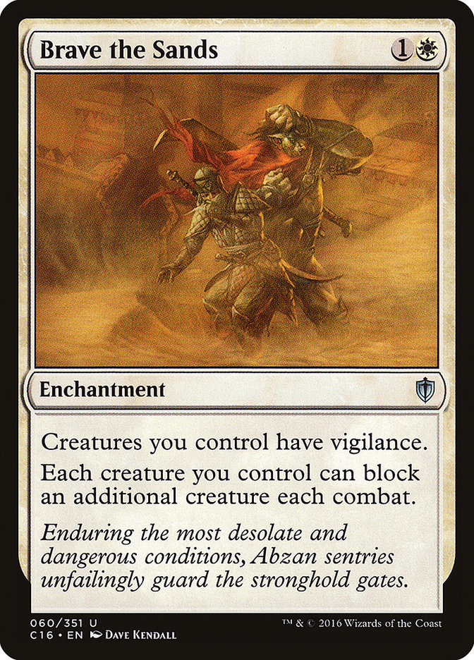 Brave the Sands [Commander 2016] | Game Haven TX