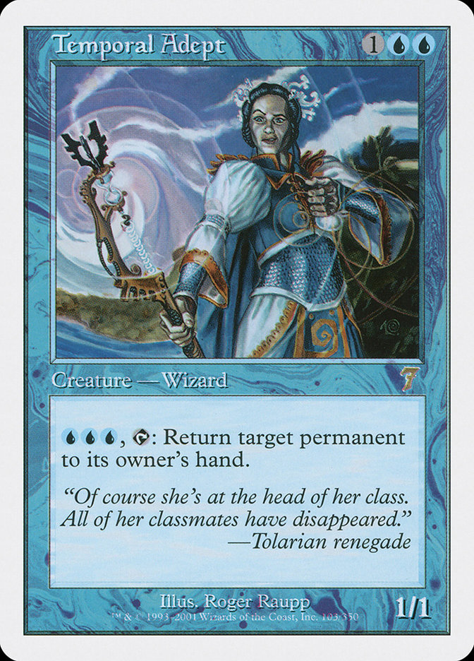 Temporal Adept [Seventh Edition] | Game Haven TX