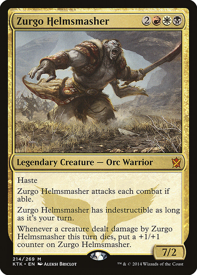 Zurgo Helmsmasher [Khans of Tarkir] | Game Haven TX