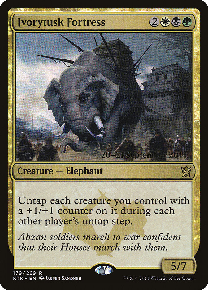 Ivorytusk Fortress [Khans of Tarkir Promos] | Game Haven TX