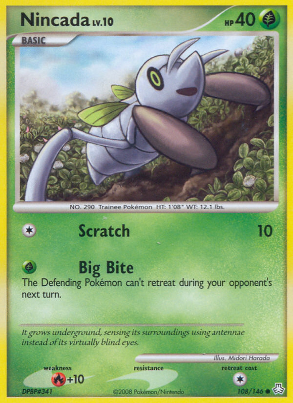 Nincada (108/146) [Diamond & Pearl: Legends Awakened] | Game Haven TX