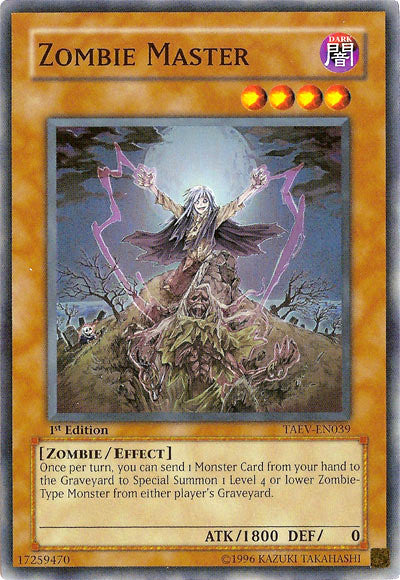 Zombie Master [TAEV-EN039] Super Rare | Game Haven TX