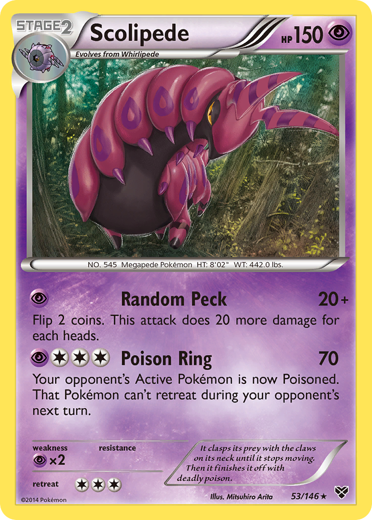 Scolipede (53/146) [XY: Base Set] | Game Haven TX