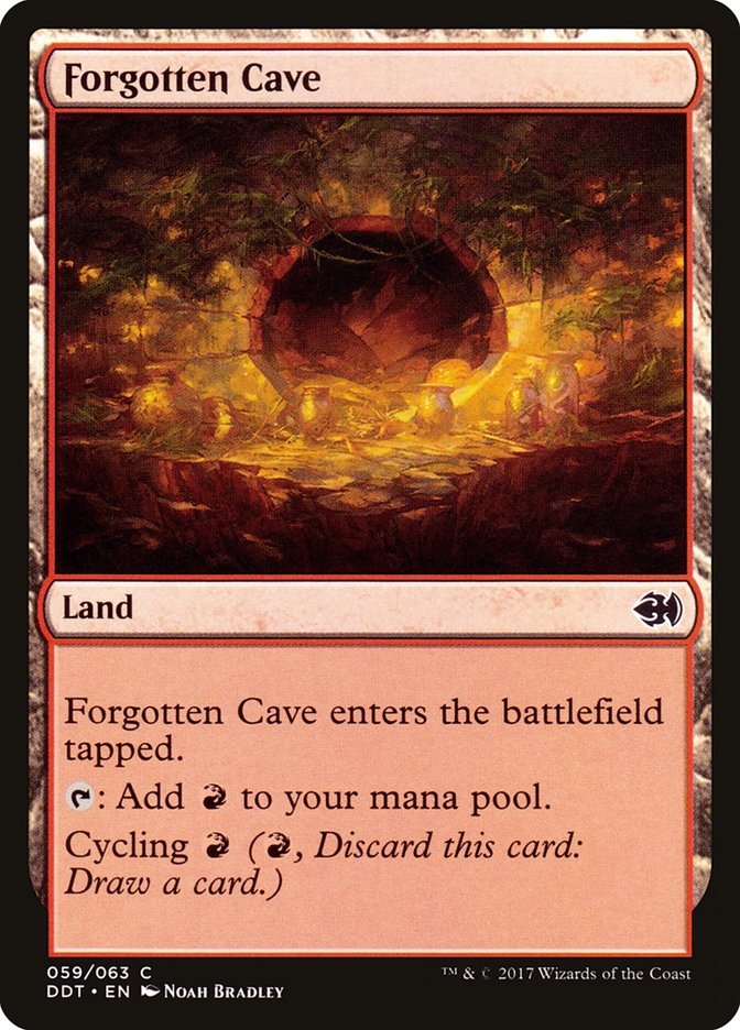 Forgotten Cave [Duel Decks: Merfolk vs. Goblins] | Game Haven TX