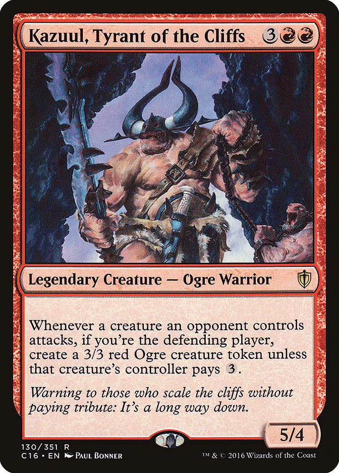 Kazuul, Tyrant of the Cliffs [Commander 2016] | Game Haven TX
