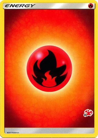 Fire Energy (Charizard Stamp #35) [Battle Academy 2020] | Game Haven TX