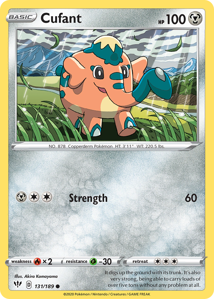 Cufant (131/189) [Sword & Shield: Darkness Ablaze] | Game Haven TX
