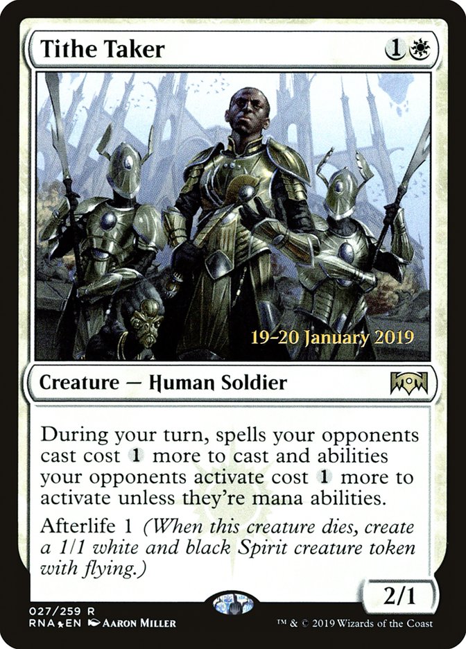 Tithe Taker [Ravnica Allegiance Promos] | Game Haven TX