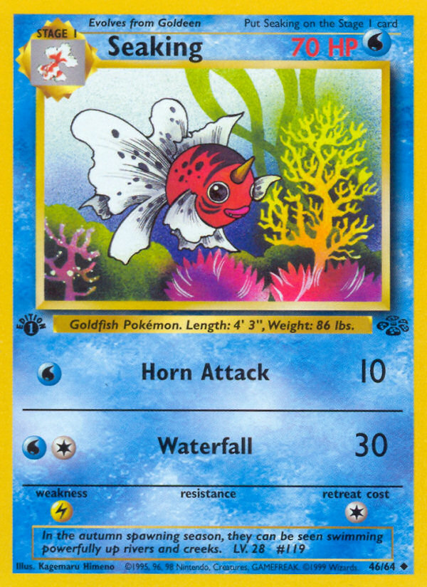 Seaking (46/64) [Jungle 1st Edition] | Game Haven TX