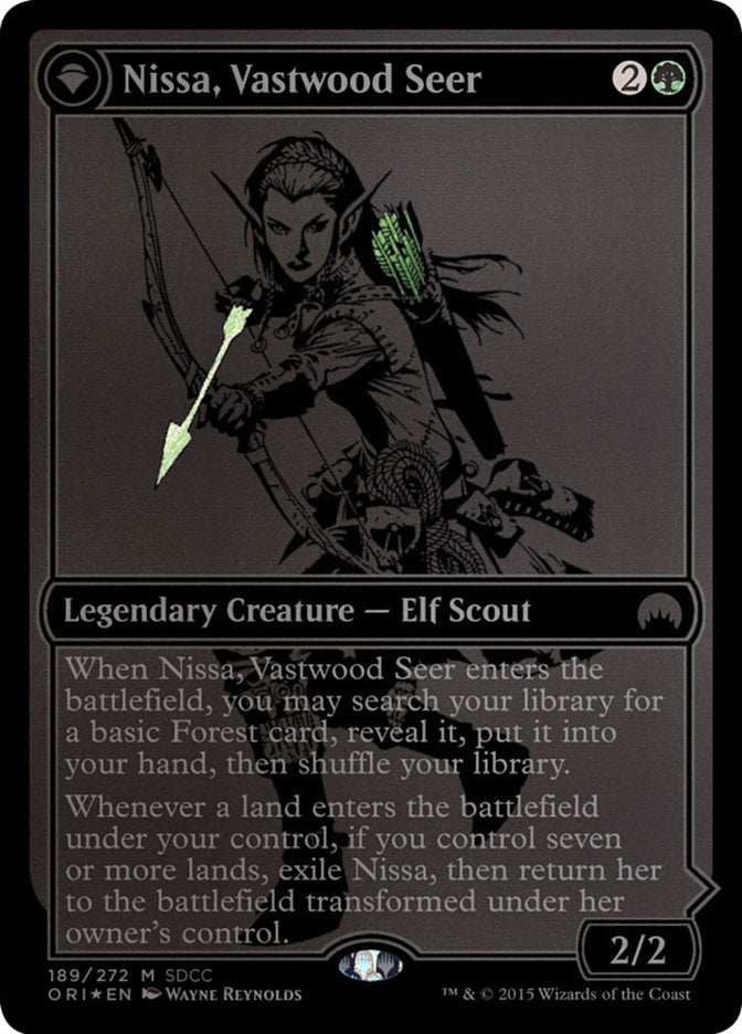 Nissa, Vastwood Seer // Nissa, Sage Animist [San Diego Comic-Con 2015] | Game Haven TX