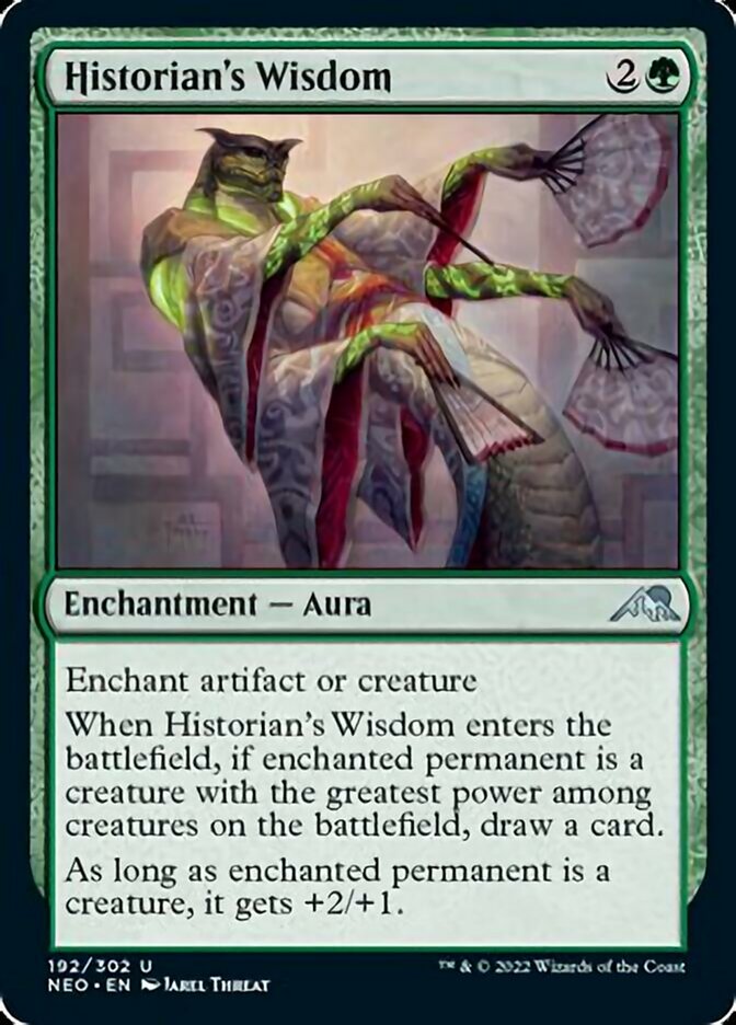 Historian's Wisdom [Kamigawa: Neon Dynasty] | Game Haven TX