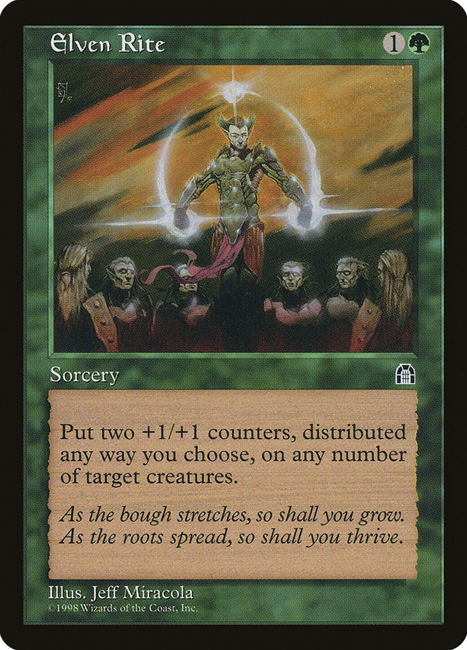 Elven Rite [Stronghold] | Game Haven TX