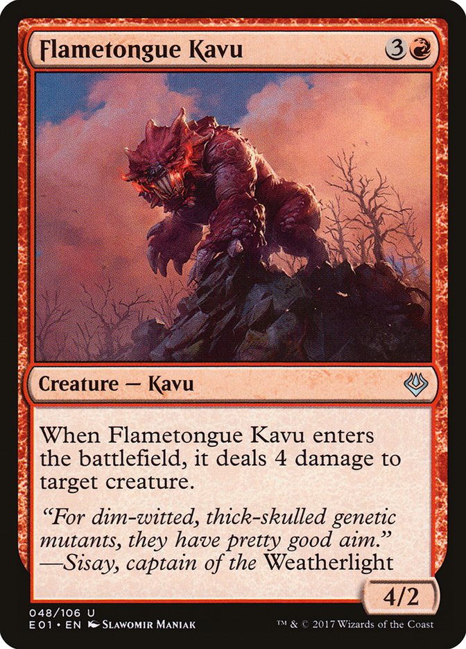 Flametongue Kavu [Archenemy: Nicol Bolas] | Game Haven TX