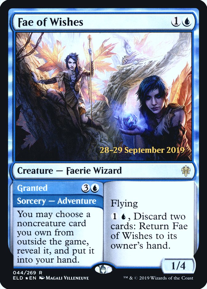Fae of Wishes // Granted [Throne of Eldraine Promos] | Game Haven TX