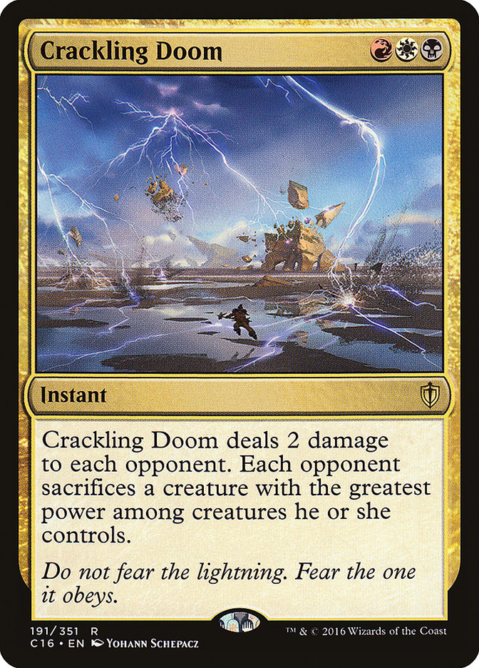 Crackling Doom [Commander 2016] | Game Haven TX
