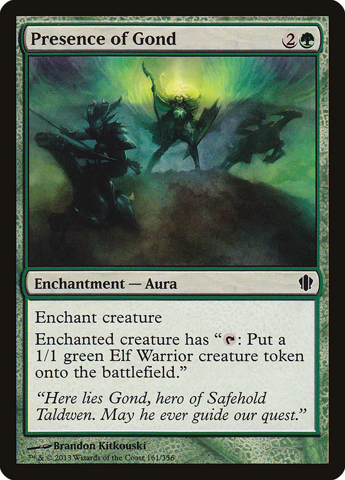 Presence of Gond [Commander 2013] | Game Haven TX