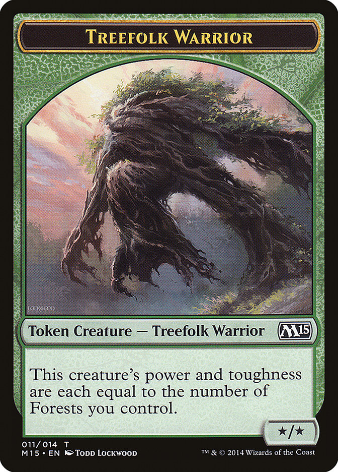 Treefolk Warrior [Magic 2015 Tokens] | Game Haven TX